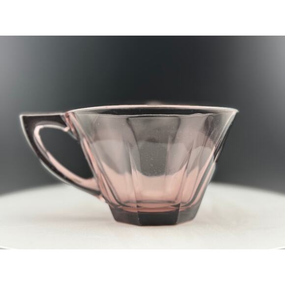 Hazel Atlas Amethyst Coffee Cup - Picture 3 of 8